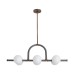 Подвесной светильник Arteriors Harrison Linear Antique Brass