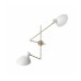Настенный светильник Astep VV Cinquanta Twin brass/white