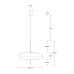 Подвесной светильник Astep 2065 w-b/b/b