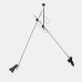 Подвесной светильник Astep VV Cinquanta black/black