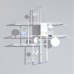 Настенный светильник Axo Light Manifesto mirrored steel