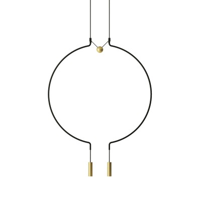 Подвесной светильник Axo Light Liaison M2 black/gold