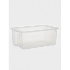 Контейнер для хранения Porter, 50 л, 66×42×26 см, с крышкой, прозрачный