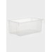 Контейнер для хранения Porter, 50 л, 66×42×26 см, с крышкой, прозрачный