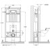 Инсталляция для унитаза BETTOSERB sava free standing, клавиша смыва хром матовый квадр.