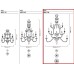 Люстра Barovier & Toso 4607/36