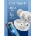 Наушники беспроводные Baseus E2, TWS, вакуумные, BT5.2, 40/300 мАч, микрофон, белые