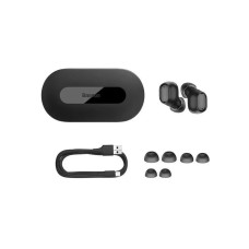Наушники беспроводные Baseus EZ10, TWS, вакуумные, Bluetooth 5.3, 40/300 мАч, чёрные
