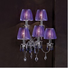 Бра Beby Group 118A03 chrome/violet SW