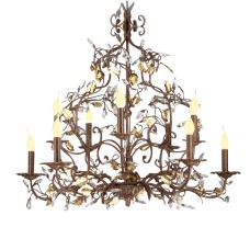 Люстра Bellina Illumina 7502 brown gold