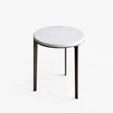 Приставной столик Bensen Side Round Carrara