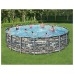 Бассейн каркасный Power Steel, 610 x 132 см, фильтр-насос, тент, лестница, 56883 Bestway