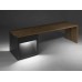 Скамья B.lux Vanlux Lap Bench 45B Led Rust