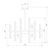 Люстра на штанге Bogates Hollis 367/9 Smart