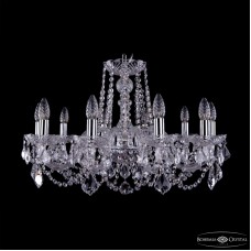 Подвесная люстра Bohemia Ivele Crystal 1402/10/240 Ni Leafs