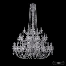 Подвесная люстра Bohemia Ivele Crystal 1402/20+10+5/400/h-158/3d Ni