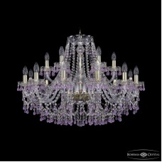 Подвесная люстра Bohemia Ivele Crystal 1410/12+6/300 G V7010