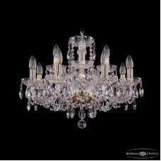 Подвесная люстра Bohemia Ivele Crystal 1402/8+4/195 G