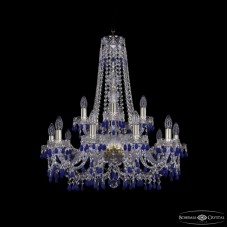 Подвесная люстра Bohemia Ivele Crystal 1410/10+5/240/h-75 G V3001