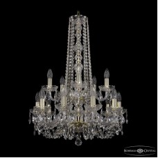 Подвесная люстра Bohemia Ivele Crystal 1402/10+5/195/h-80/2d G