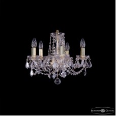 Подвесная люстра Bohemia Ivele Crystal 1402/5/141 G Leafs