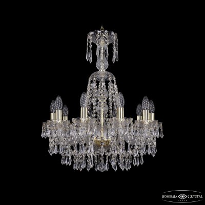 Подвесная люстра Bohemia Ivele Crystal 1403/10/195/XL-65 G