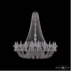 Подвесная люстра Bohemia Ivele Crystal 1409/24/530/h-160 Ni
