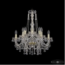 Подвесная люстра Bohemia Ivele Crystal 1409/6+3/195/h-63 G