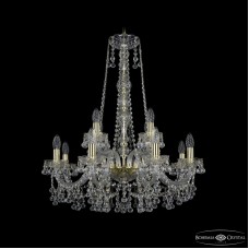Подвесная люстра Bohemia Ivele Crystal 1409/8+4/240/h-77 G