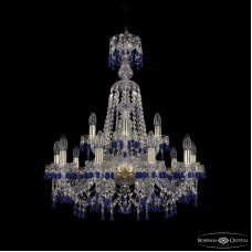 Подвесная люстра Bohemia Ivele Crystal 1410/10+5/240/XL-80 G V3001