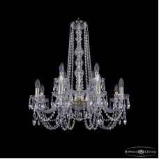 Подвесная люстра Bohemia Ivele Crystal 1402/8+4/240/h-76 G