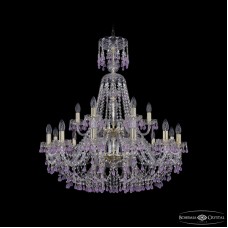 Подвесная люстра Bohemia Ivele Crystal 1410/12+6/300/XL-95/2d G V7010