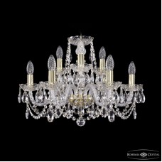 Подвесная люстра Bohemia Ivele Crystal 1402/6+3/195 G