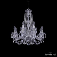 Подвесная люстра Bohemia Ivele Crystal 1402/8+4/195/h-60 Ni