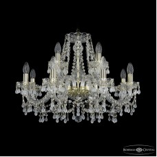Подвесная люстра Bohemia Ivele Crystal 1410/8+4/240 G V0300