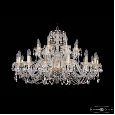 Подвесная люстра Bohemia Ivele Crystal 1402/16+8/360 G