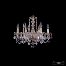 Подвесная люстра Bohemia Ivele Crystal 1402/6/160 G Leafs