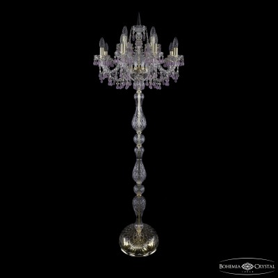 Торшер Bohemia Ivele Crystal 1410T1/8+4/195-165 G V7010