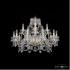 Подвесная люстра Bohemia Ivele Crystal 1411/10+5/300 G