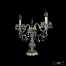 Настольная лампа Bohemia Ivele Crystal 1409L/2/141-39 G