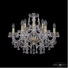 Подвесная люстра Bohemia Ivele Crystal 1409/6+3/195 G