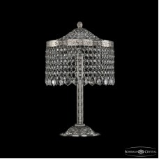 Настольная лампа Bohemia Ivele Crystal 19201L6/25IV Ni Leafs