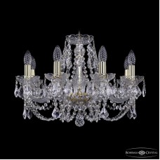 Подвесная люстра Bohemia Ivele Crystal 1402/8/195 G Leafs