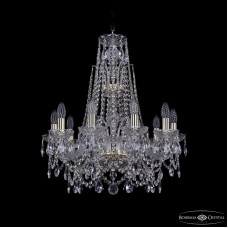 Подвесная люстра Bohemia Ivele Crystal 1411/10/195/XL-65 G