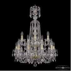 Подвесная люстра Bohemia Ivele Crystal 1402/10+5/195/XL-81/2d G