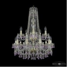 Подвесная люстра Bohemia Ivele Crystal 1410/10+5/195/h-74/2d G V7010
