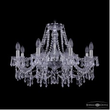 Подвесная люстра Bohemia Ivele Crystal 1403/8/240 Ni