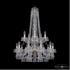 Подвесная люстра Bohemia Ivele Crystal 1409/10+5/240/h-91/2d G
