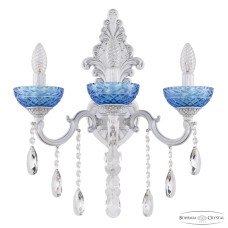 Бра Bohemia Ivele Crystal AL7801B15/3/175 B WMN P Aquamarine/M-1F