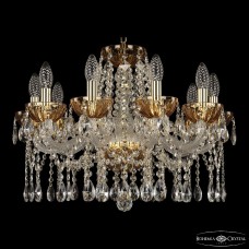 Подвесная люстра Bohemia Ivele Crystal 5413/10/200 G Amber/M-1H